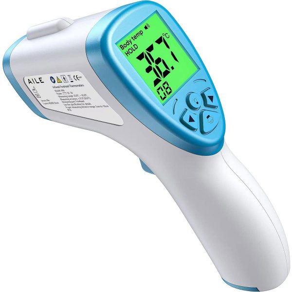 AILE Digital Thermometer For Adults, Baby Thermometers Adult No Touch Infrared Thermometer For Adults –Digital Thermometers Medical Baby Thermometer Newborn Ear Forehead Thermometer Gun