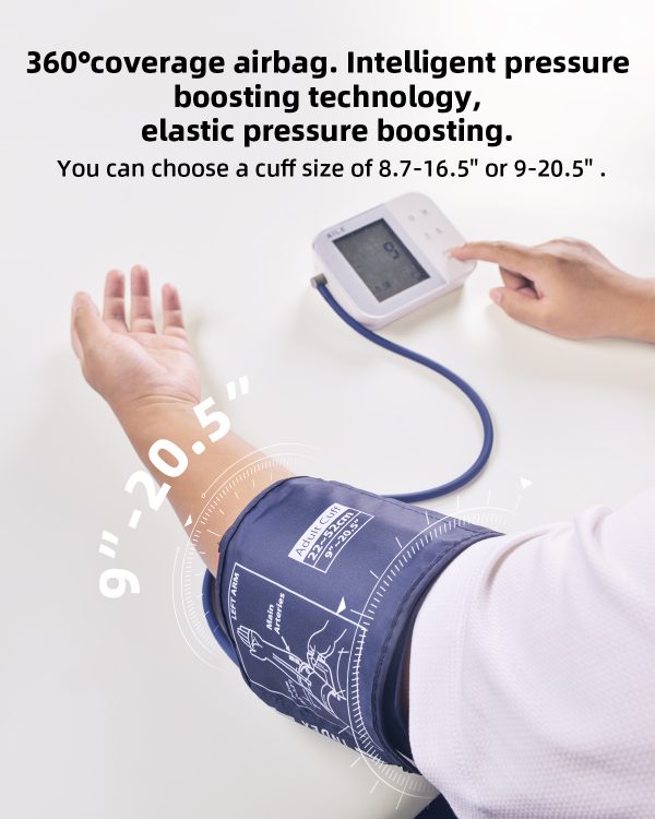 Blood Pressure Monitor for Home Use: AILE 111 Blood Pressure Machine - Blood Pressure Cuff (8.7-16.5") - Voice Broadcast - Accurate and Reliable Upper Arm BP Monitor - Image 5